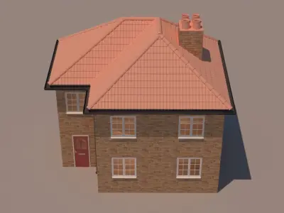 Detached house 3D model