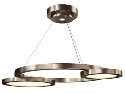 ECLISSE CHANDELIER BY MASSIMILIANO RAGGI Low-poly 3D model