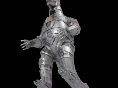 Mechagodzilla Classic Toho Low-poly 3D model