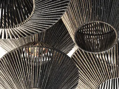 Lamp rope ZigZag n3 3D model