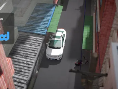 TW Street alley 3D model