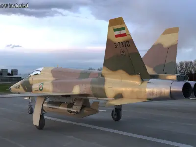  Iranian HESA Saeqeh Fighter Aircraft 