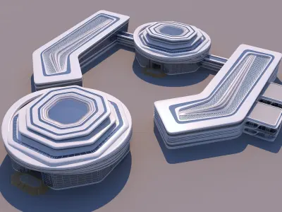 0116 - Modern Building 3D model