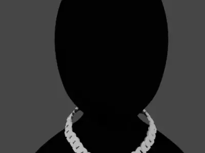 Discover the Magic of Digital Art cuban chain 3D model
