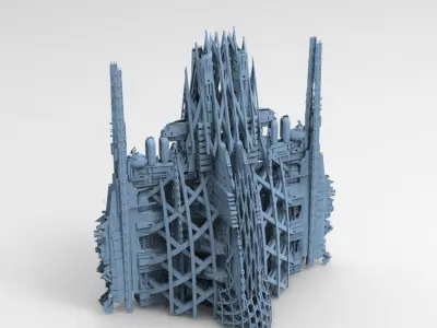 Planet side corporation dome  3D model