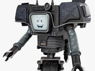 Yes Man Rigged Conceptual Model 3D model