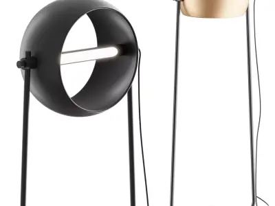 Globe Floor Lamp 3D model