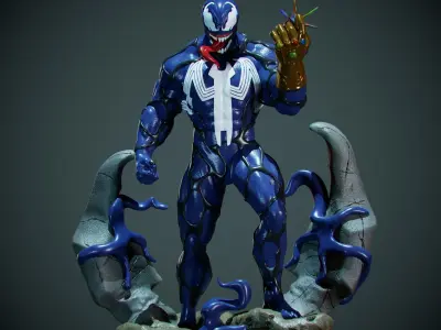 venom infinty 3D model