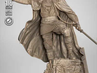 STAR WARS Exar Kun Sculpture 3D print model