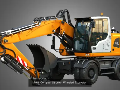 TA230 - PR756 - A918 Industrial Vehicles 3 in 1 3D Model Pack