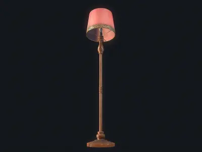 Night Lamp  Low-poly 3D model