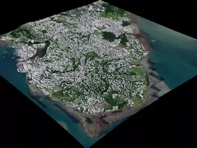 Suva - Fiji 3D model
