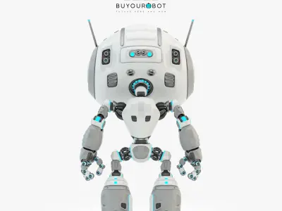 CUTE ALIEN ROBOT II 3D model