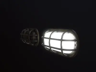 light props 1 Low-poly 3D model