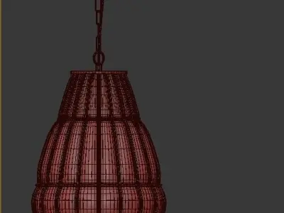 Hanging lamp LOFT HOUSE P-161 3D model
