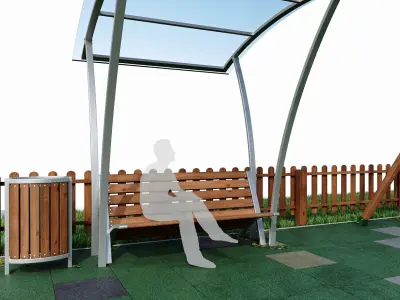 Children playground Forest house 3D model