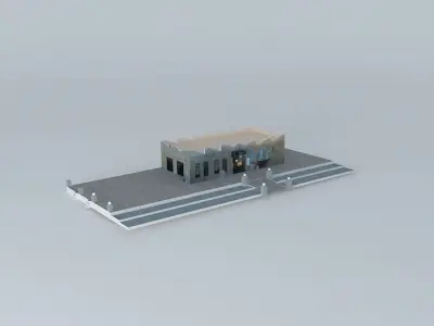 Cottages Darwish Free 3D model