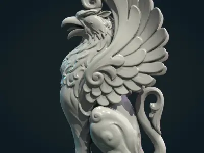 Griffon griffin 3D print model