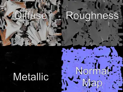 Wraith Specter Rigged and Animated D Model Low-poly 3D model