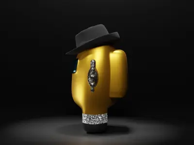 Among Us Michael Jackson  3D model