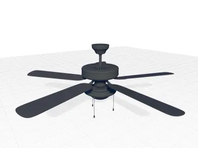 Chadbourne Standard Ceiling Fan 3D model