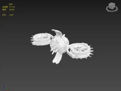 Next Generation Viper Drone 3D model