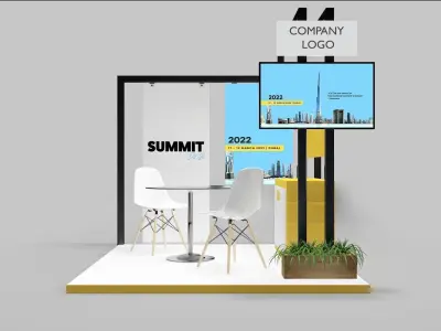 Exhibition Booth 3D model