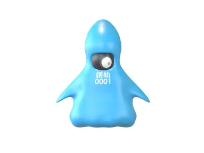 Slime OI v1 0001 Low-poly 3D model