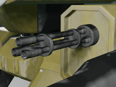 war gear 000 Low-poly 3D model