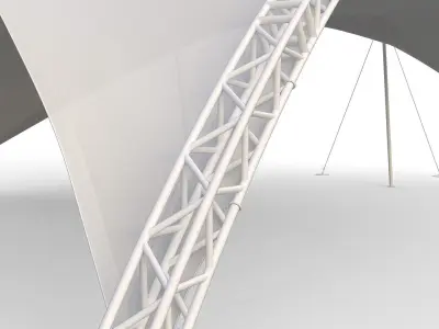 Event tent 3D model