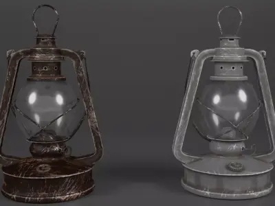 kerosene lantern 3D model