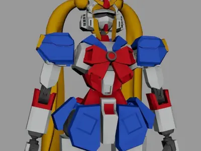 NOBEL GUNDAM RECREATION 3D print model