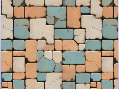 Stylized Floor Seamless Texture Texture 8