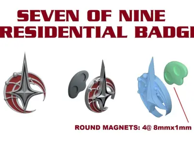 Picard Collection star trek items 3D print model