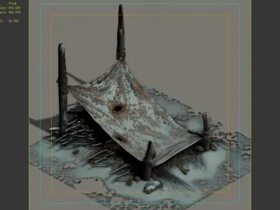 Game Fabric shed - Chai Dui - firewood 3D model
