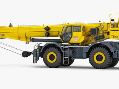 Manitowoc GRT8100 Rough Terrain Crane 