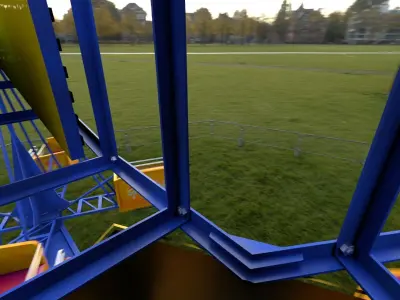 Amusement ride - Cha Cha 3D model