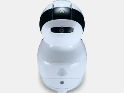 KRUPS KP123B31 Nescafe Dolce Gusto Mini Me szurke Low-poly 3D model