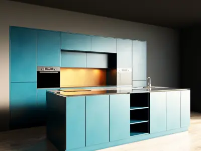 51-Kitchen3 matte 5 3D model