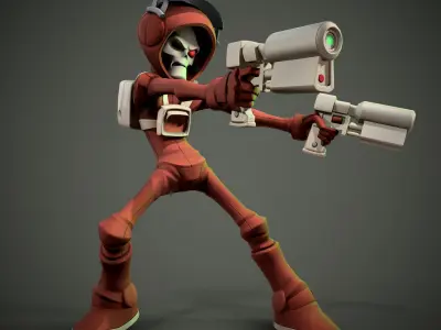  Skull Chaser Anim Rig 