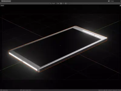 lowpoly phone smartphone 3D model