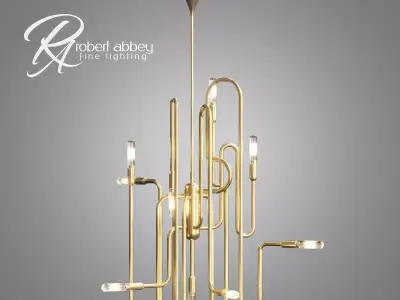 Milano Chandelier by Robert Abbey 3D model