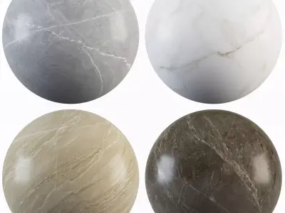 Marble 29 - Calacatta-Graphite-LightGray-RealFallow Texture