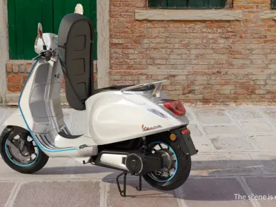  Vespa Elettrica 2019 Rigged Scooter 