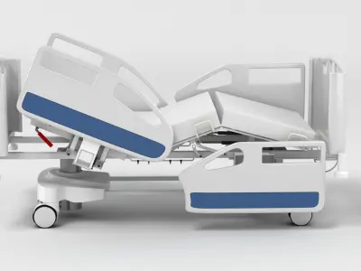 Hospital Bed 2 3D model