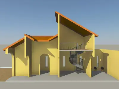 Vintage house 24R03 3D model