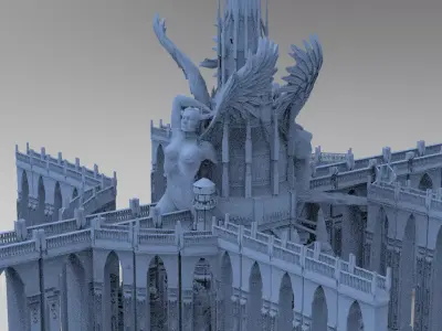 KING ARTHURS CAMELOT Tower system 3D model