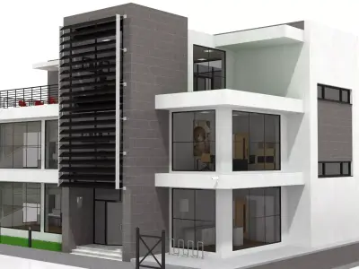 Office Building 3D model