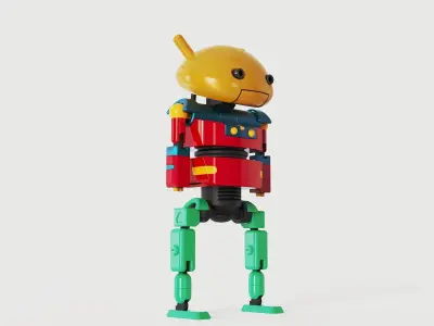 Robotic toys 3D model