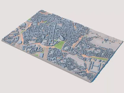 Bourges Cathedral France 3D model